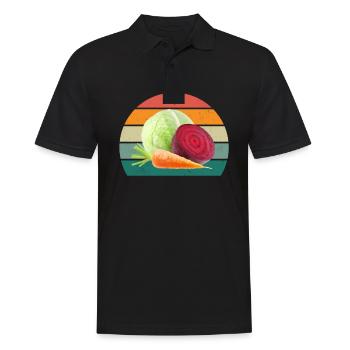 Plante Cultiver Terre Tomate Chou Carotte Légumes - Polo Homme - noir - Devant - Kai (181cm)