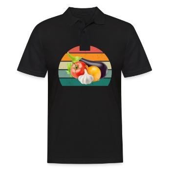 For all those who love vegetables and want to know about the great - Men's Polo Shirt - black - Front - Kai (181cm)