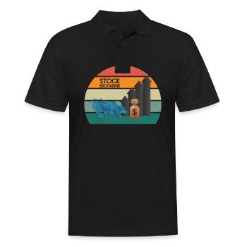 Zaster Moneten Billets Coin Monnaie Monnaie Virtuelle - Polo Homme - noir - Devant - Kai (181cm)