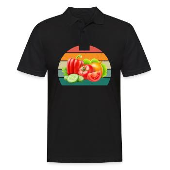 Plante Cultiver Terre Tomate Chou Carotte Légumes - Polo Homme - noir - Devant - Kai (181cm)