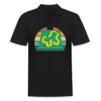 Board game Playing together Board game - Men's Polo Shirt - black - Front - Kai (181cm)