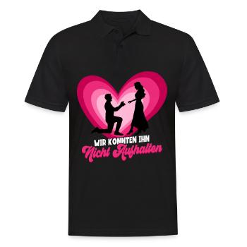 Junggesellenabschied Gruppen Männer - Männer Poloshirt - Schwarz - Vorne - Kai (181cm)