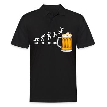 Montag Dienstag Mittwoch Donnerstag Freitag Bier - Männer Poloshirt - Schwarz - Vorne - Kai (181cm)