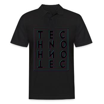Techno - Polo Homme - noir - Devant - Kai (181cm)