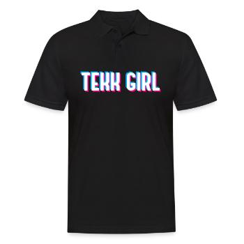 Tekk Girl Techno Femmes - Polo Homme - noir - Devant - Kai (181cm)