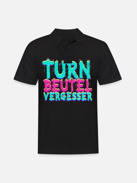 Techno Musik Turnbeutelvergesser - Männer Poloshirt - Schwarz