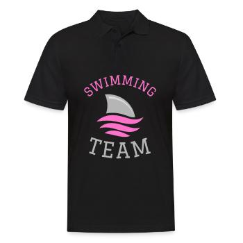 Équipe de natation de natation de compétition - Polo Homme - noir - Devant - Kai (181cm)