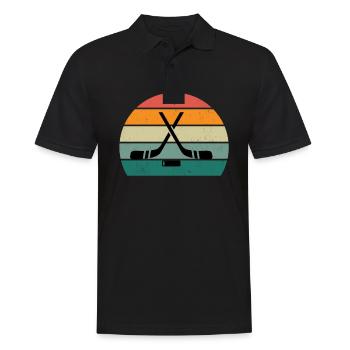 Joueur de hockey hockey sur gazon Hockey sur glace Hockey sur glace Hockey sur glace - Polo Homme - noir - Devant - Kai (181cm)