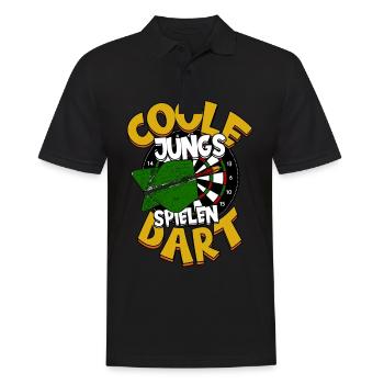 Darts Dartspieler - Männer Poloshirt - Schwarz - Vorne - Kai (181cm)