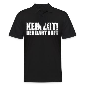 Darts Dartspieler - Männer Poloshirt - Schwarz - Vorne - Kai (181cm)