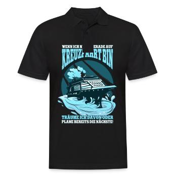 Cruise - Men's Polo Shirt - black - Front - Kai (181cm)