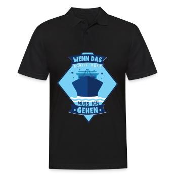 Cruise - Men's Polo Shirt - black - Front - Kai (181cm)