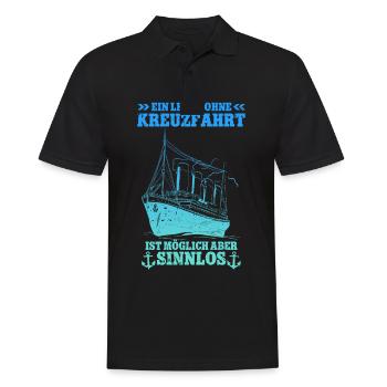 Cruise - Men's Polo Shirt - black - Front - Kai (181cm)