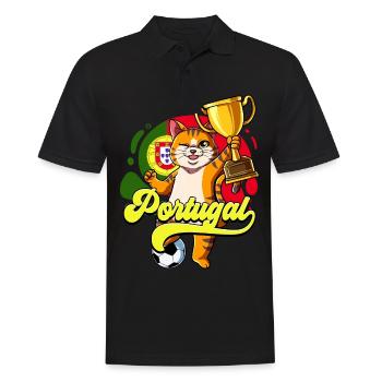 Portugal Football - Polo Homme - noir - Devant - Kai (181cm)