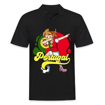 Portugal Football - Polo Homme - noir - Devant - Kai (181cm)