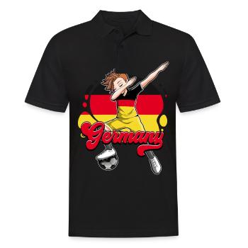 Allemagne Football - Polo Homme - noir - Devant - Kai (181cm)