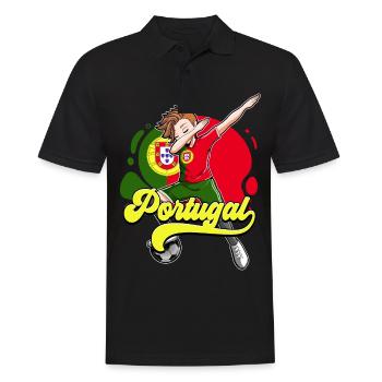 Portugal Football - Polo Homme - noir - Devant - Kai (181cm)