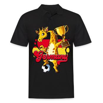 Allemagne Football - Polo Homme - noir - Devant - Kai (181cm)