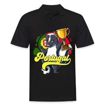 Portugal Football - Polo Homme - noir - Devant - Kai (181cm)