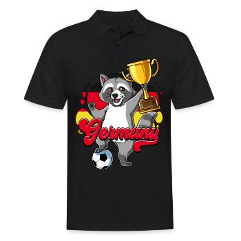 Allemagne Football - Polo Homme - noir - Devant - Kai (181cm)