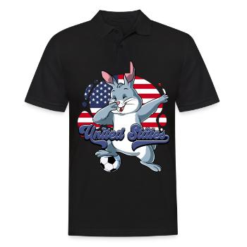 Usa Soccer - Polo Homme - noir - Devant - Kai (181cm)