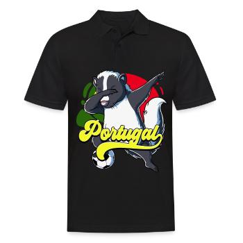 Portugal Football - Polo Homme - noir - Devant - Kai (181cm)