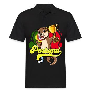 Portugal Football - Polo Homme - noir - Devant - Kai (181cm)