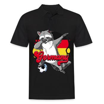 Allemagne Football - Polo Homme - noir - Devant - Kai (181cm)