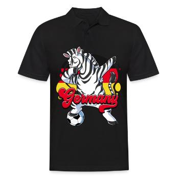 Allemagne Football - Polo Homme - noir - Devant - Kai (181cm)