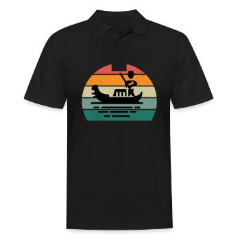 Italiener Italien Rom Turin Neapel Venedig Pasta - Männer Poloshirt - Schwarz - Vorne - Kai (181cm)