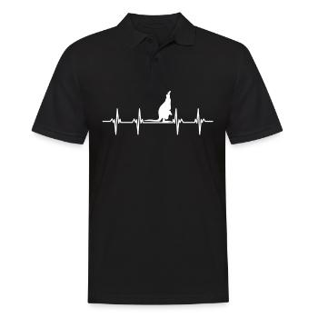 Kängurus Kängurubeutel Springen Boxen känguru - Männer Poloshirt - Schwarz - Vorne - Kai (181cm)
