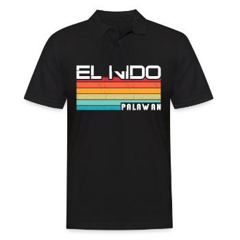 Voyage de vacances El Nido Palawan Philippines Asie - Polo Homme - noir - Devant - Kai (181cm)