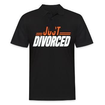 Divorce Separation Marriage Ex Divorce Party - Men's Polo Shirt - black - Front - Kai (181cm)