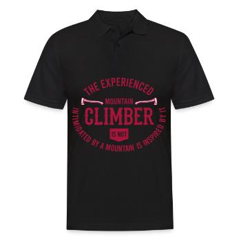 Dictons d’alpinisme La montagne expérimentée - Polo Homme - noir - Devant - Kai (181cm)