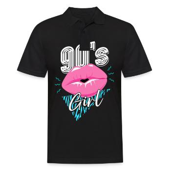 90s 90s Girl - Men's Polo Shirt - black - Front - Kai (181cm)