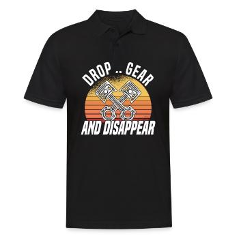 Rennfahrer Rennwagen Tuning Rennsport Motorsport - Männer Poloshirt - Schwarz - Vorne - Kai (181cm)