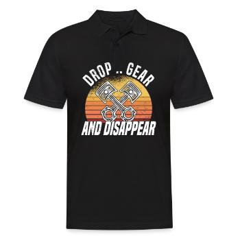 Rennfahrer Rennwagen Tuning Rennsport Motorsport - Männer Poloshirt - Schwarz - Vorne - Kai (181cm)