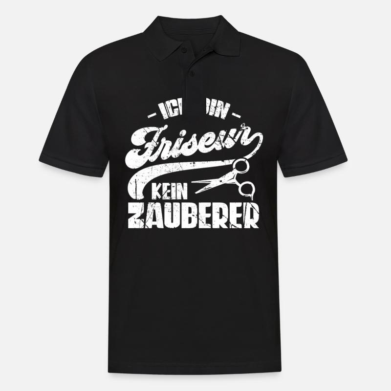 Ich Bin Friseur - Männer Poloshirt - Schwarz