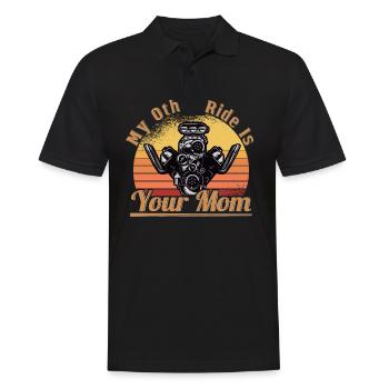 Muscel Car V8 Turbocompresseur Tuning Voiture de course - Polo Homme - noir - Devant - Kai (181cm)