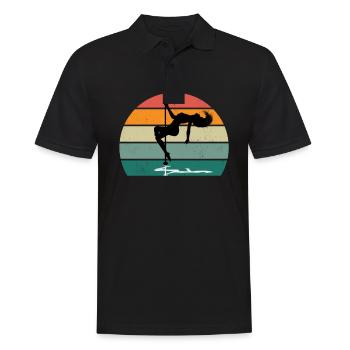 Pole Dancer Pole Dance Pole Dance - Polo Homme - noir - Devant - Kai (181cm)