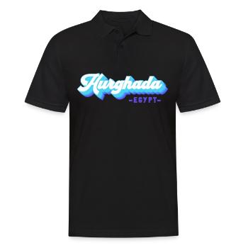 Urlaub Reise Ägypten Rotes Meer Hurghada - Männer Poloshirt - Schwarz - Vorne - Kai (181cm)