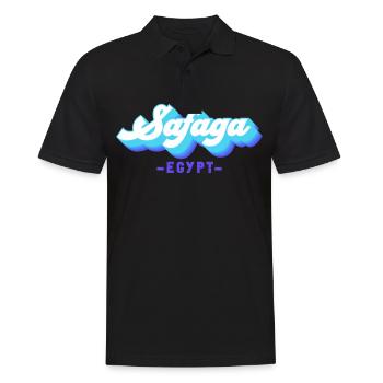 Holiday Travel Egypt Red Sea Safaga - Men's Polo Shirt - black - Front - Kai (181cm)