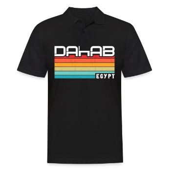Holiday Trip Egypt Red Sea Dahab - Men's Polo Shirt - black - Front - Kai (181cm)