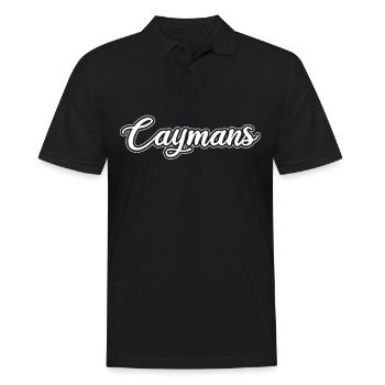 Vintage Holiday Trip Caraïbes Îles Caïmans - Polo Homme - noir - Devant - Kai (181cm)