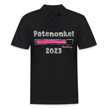 Patenonkel 2023 loading Patenkind Patenonkel - Männer Poloshirt - Schwarz - Vorne - Kai (181cm)