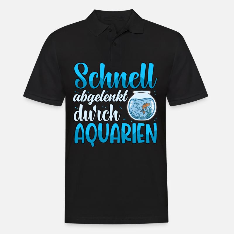 Aquarianer - Männer Poloshirt - Schwarz