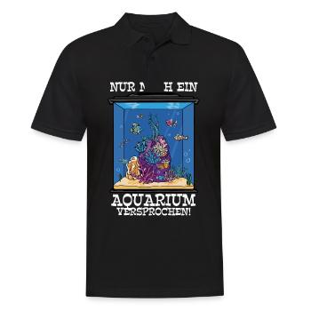 Aquarianer - Männer Poloshirt - Schwarz - Vorne - Kai (181cm)