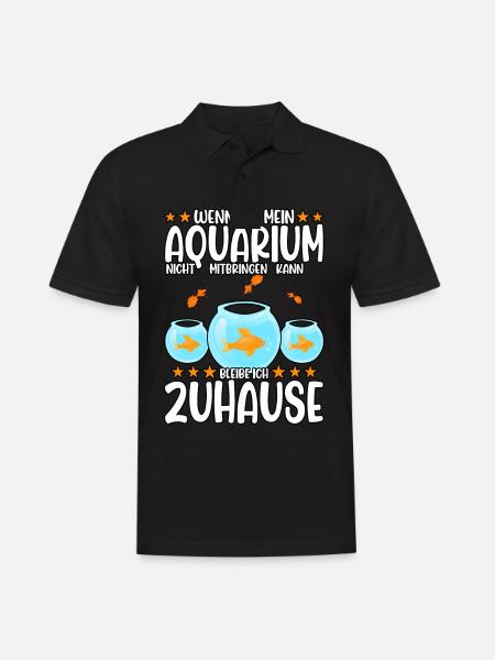 Aquarianer - Männer Poloshirt - Schwarz