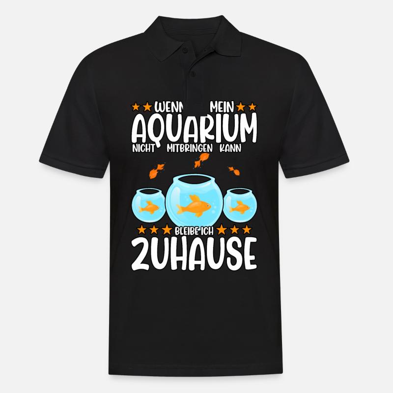Aquarianer - Männer Poloshirt - Schwarz