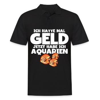 Aquarianer - Männer Poloshirt - Schwarz - Vorne - Kai (181cm)